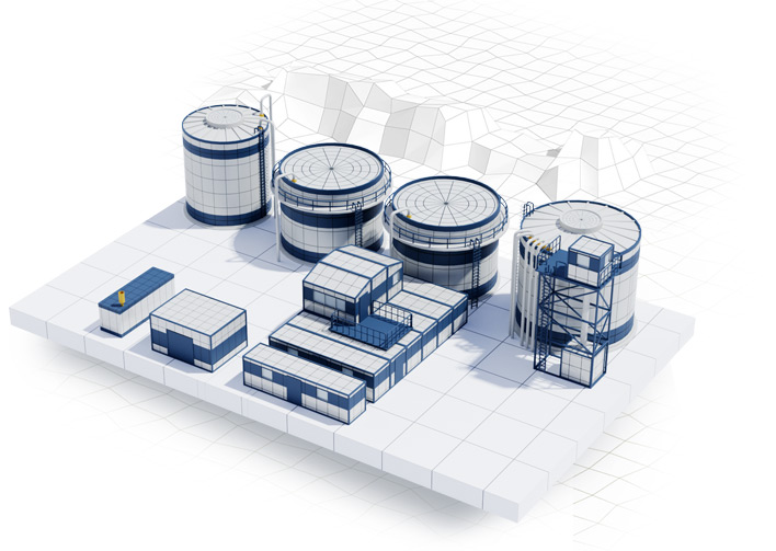 Water Treatment Stations. Water Treatment Plants