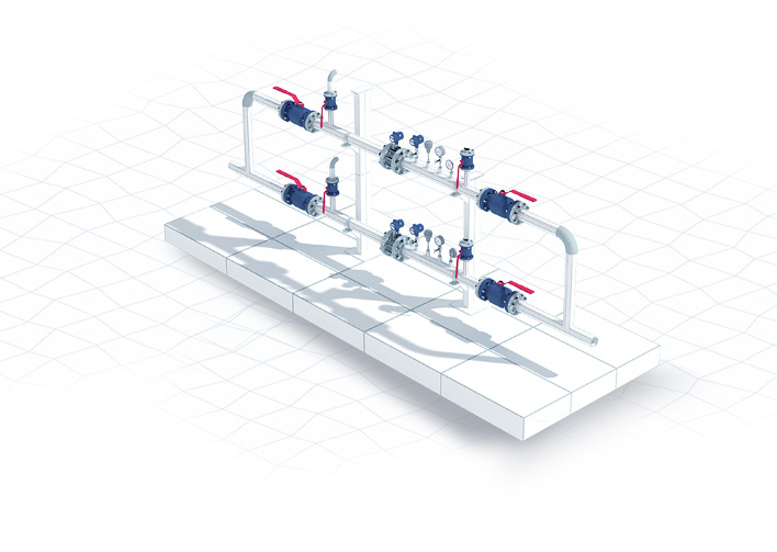 Gas quantity measurement system